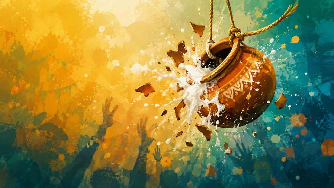 Why Do People Break a Dahi Handi on Janmashtami?