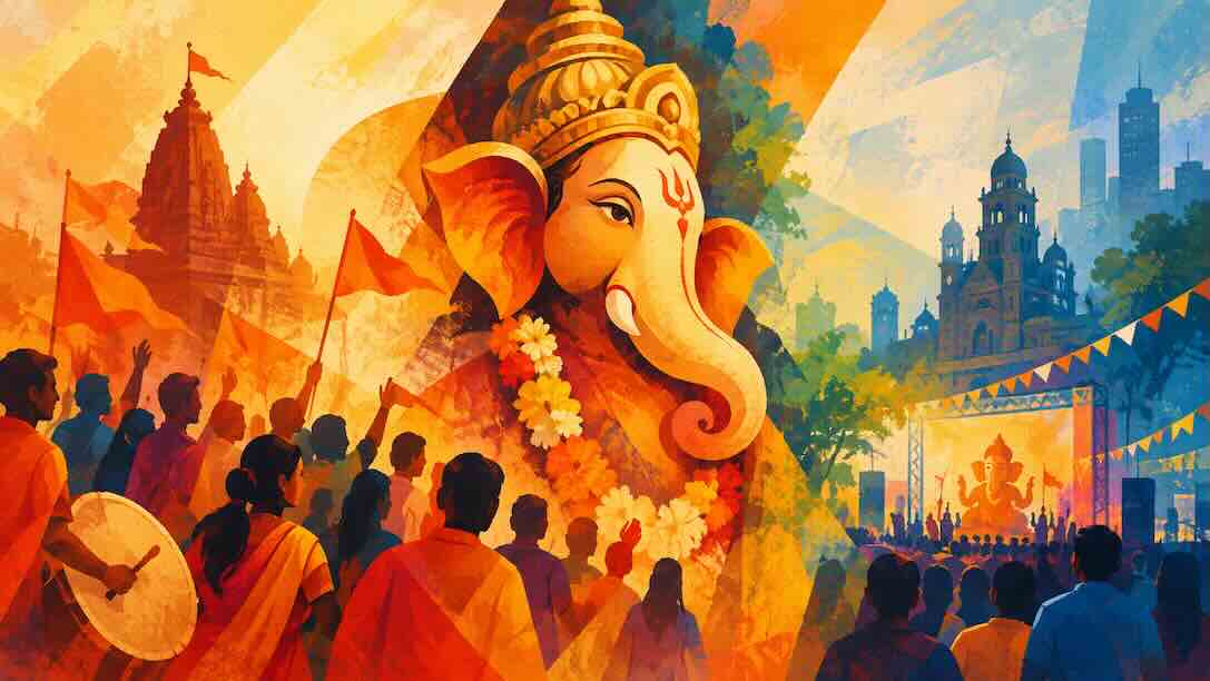 How Did Ganesh Chaturthi Become a Major Public Festival?