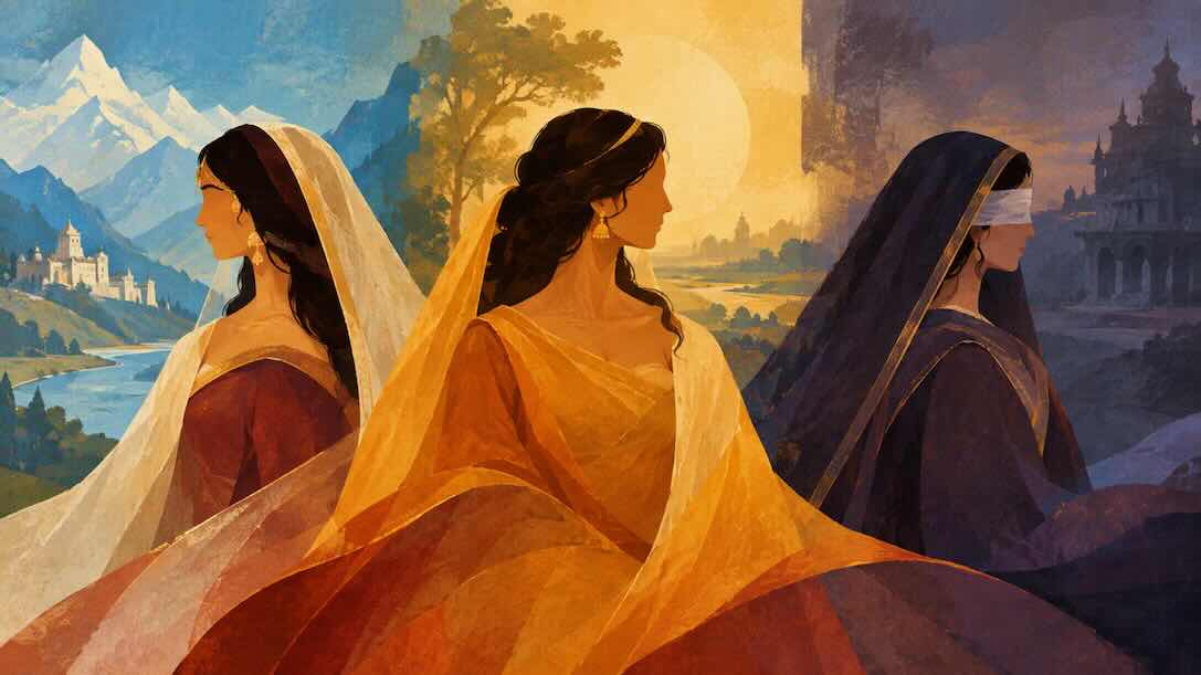 Gandhari, Kunti and Madri - Who Were They Before Becoming Kuru Queens?